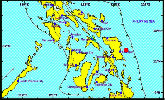 Magnitude 3.5 earthquake rocks San Julian, Eastern Samar