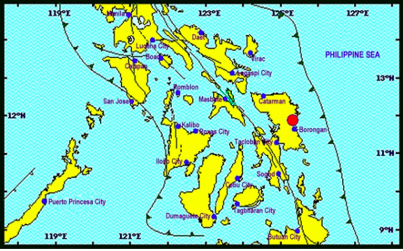 Taft, Eastern Samar quake