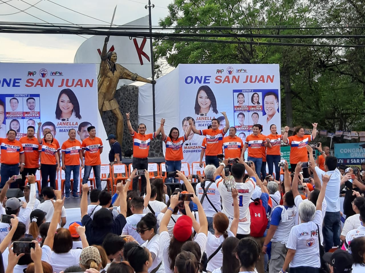 LOOK: Supporters gather in San Juan City for Janella Estrada’s mayoral bid