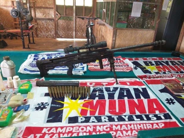 Militant party-list groups’ poll posters recovered in anti-NPA ops