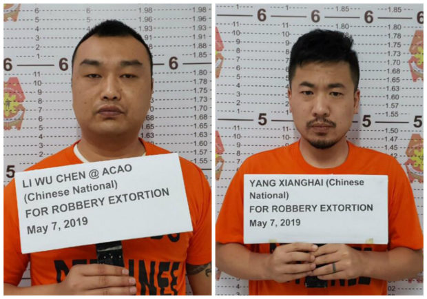 CIDG nabs 2 Chinese nationals for alleged robbery-extortion