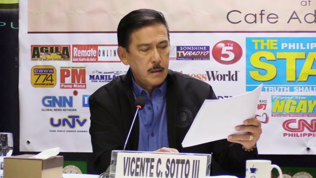 Sotto says he has proof Sanchez wearing women’s clothes in NBP
