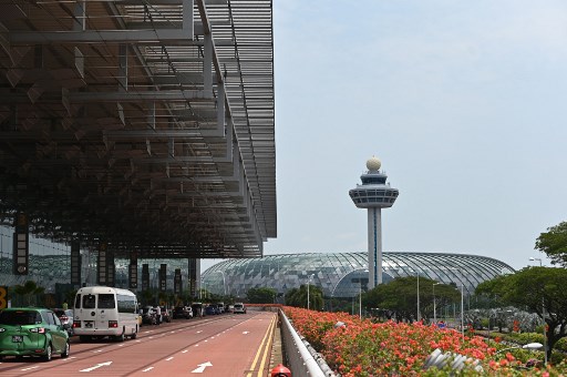 Drones close runway at Singapore airport