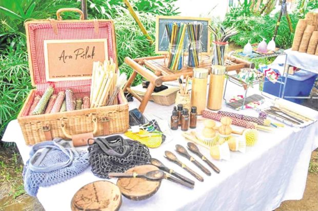 Market of Palawan-made products, healthy lifestyle