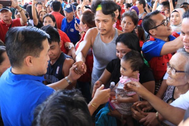 Bong Go visits Iligan City fire victims
