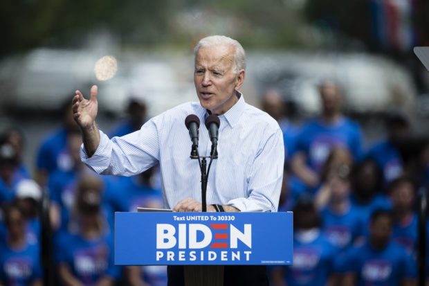 Biden going it alone as the Democratic 2020 front-runner
