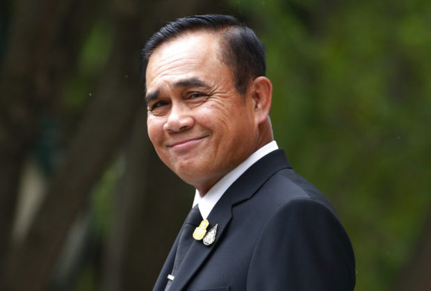 Thai prime minister has little to say about staying in power
