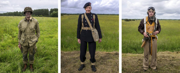 Make-believe soldiers recreate D-Day ambiance