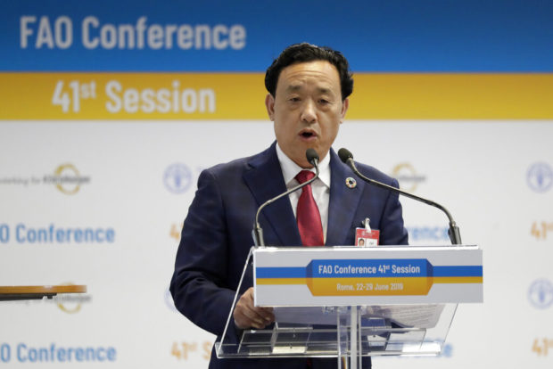 Chinese agricultural official picked to lead UN food agency