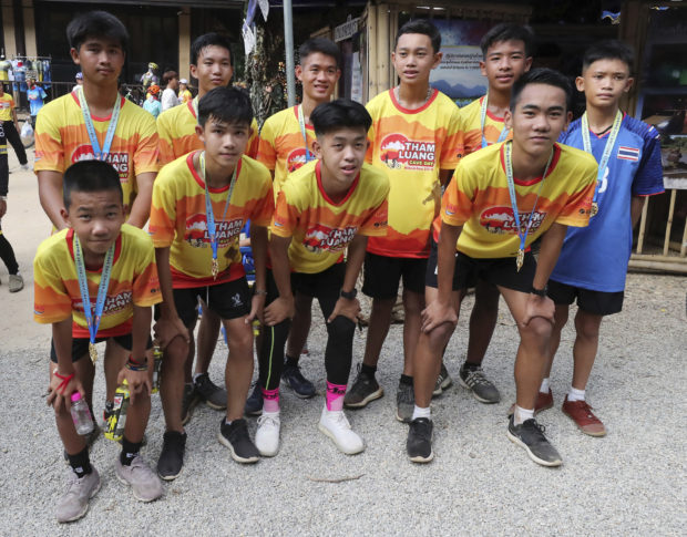 Thai soccer team marks cave ordeal anniversary with run