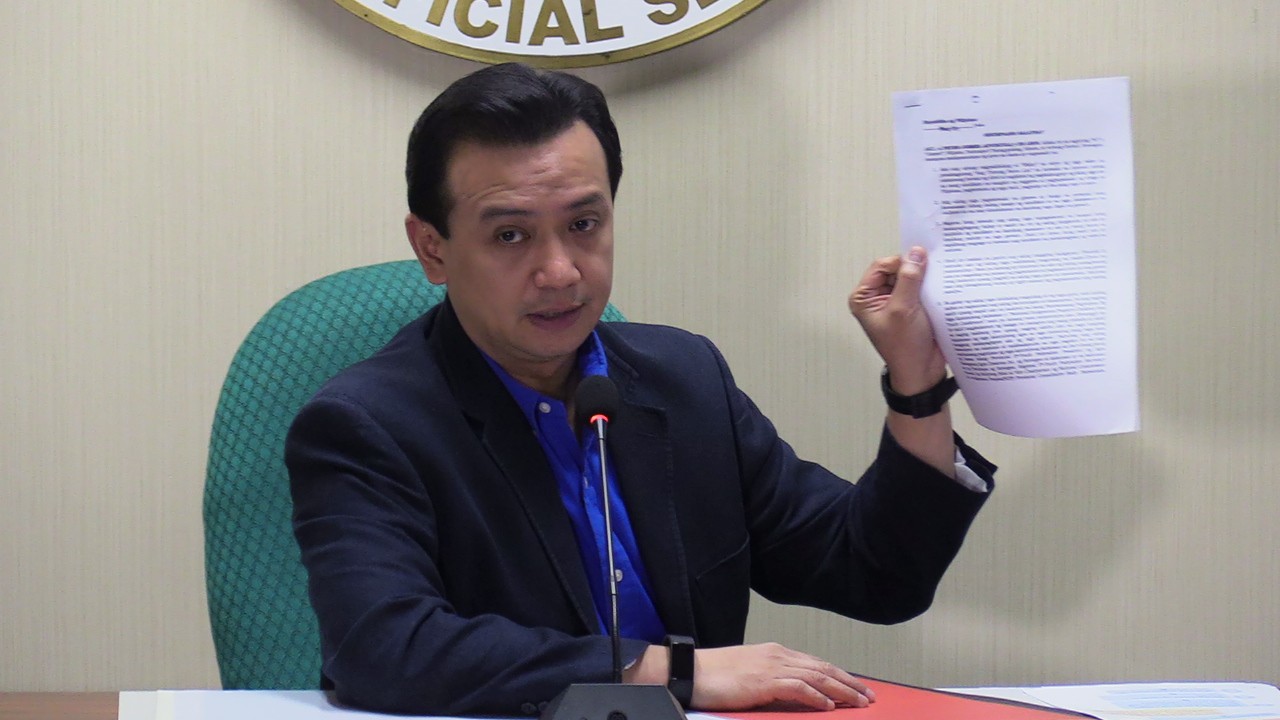 The Philippine National Police (PNP) appealed on Tuesday to former senator Antonio Trillanes IV to spare the organization from issues after the latter revealed that active senior police officials have been recruiting members to join the latest ouster plot against President Ferdinand “Bongbong” Marcos Jr.