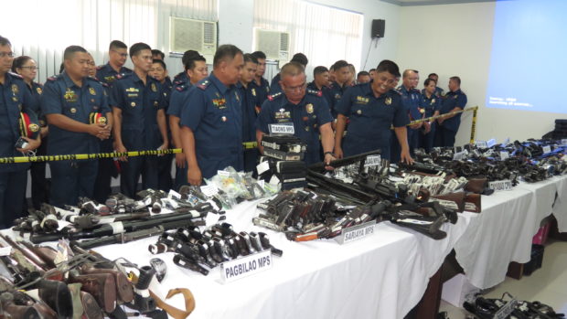 Quezon cops heighten drive vs loose firearms