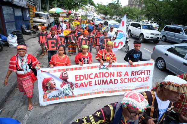 DepEd shuts down 55 ‘lumad’ schools