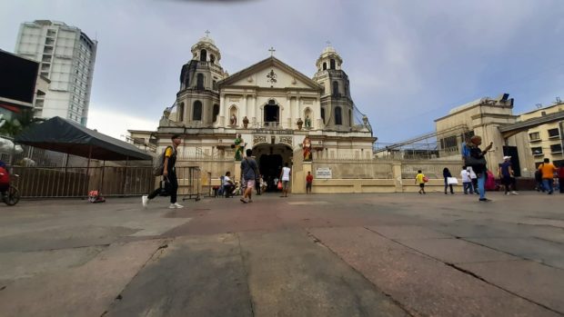 The Minor Basilica of the Black Nazarene, Parish of St. John the Baptist, otherwise known as the Quiapo Church, will remain closed until Jan. 26 due to the rising number of COVID-19 cases in Metro Manila.