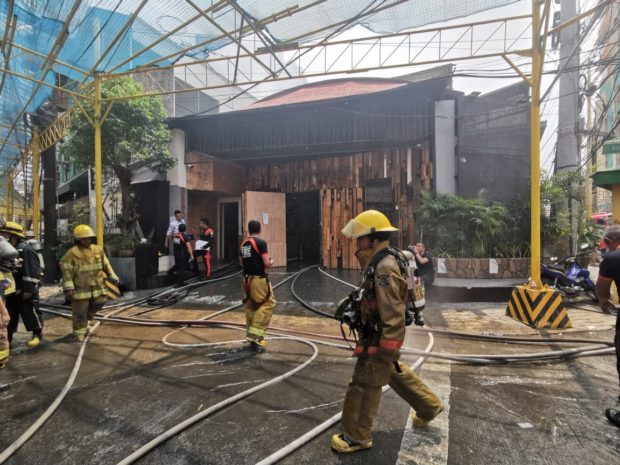WATCH: Fire hits Makati night club 