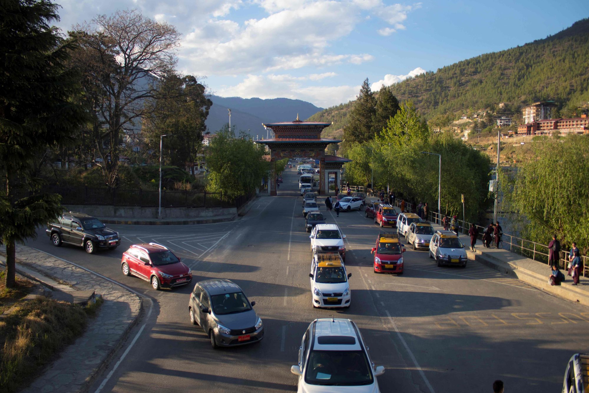 Car boom: Traffic tests happy Bhutan