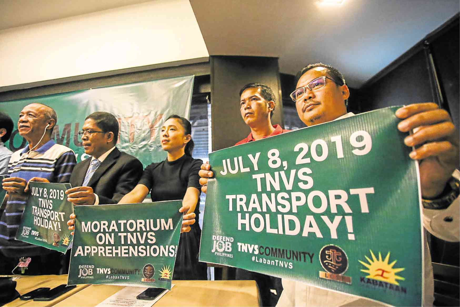 TNVS drivers to go on strike Monday