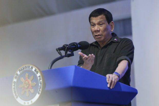Duterte says Cory is popular only for losing her husband