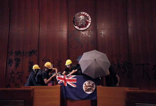 In Hong Kong, colonial flag still a symbol of prized values