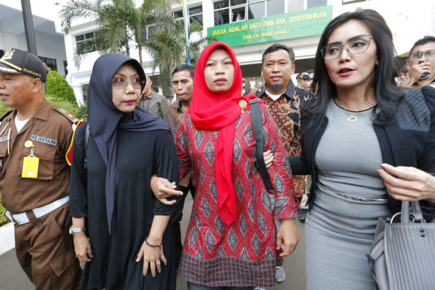 Indonesian who recorded her harasser gets reprieve from jail
