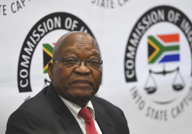 South Africa's ex-president appears at corruption inquest