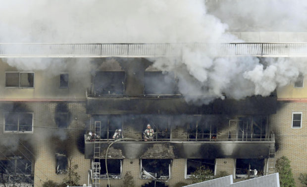 Nearly 30 die or presumed dead in arson at Japan anime studio