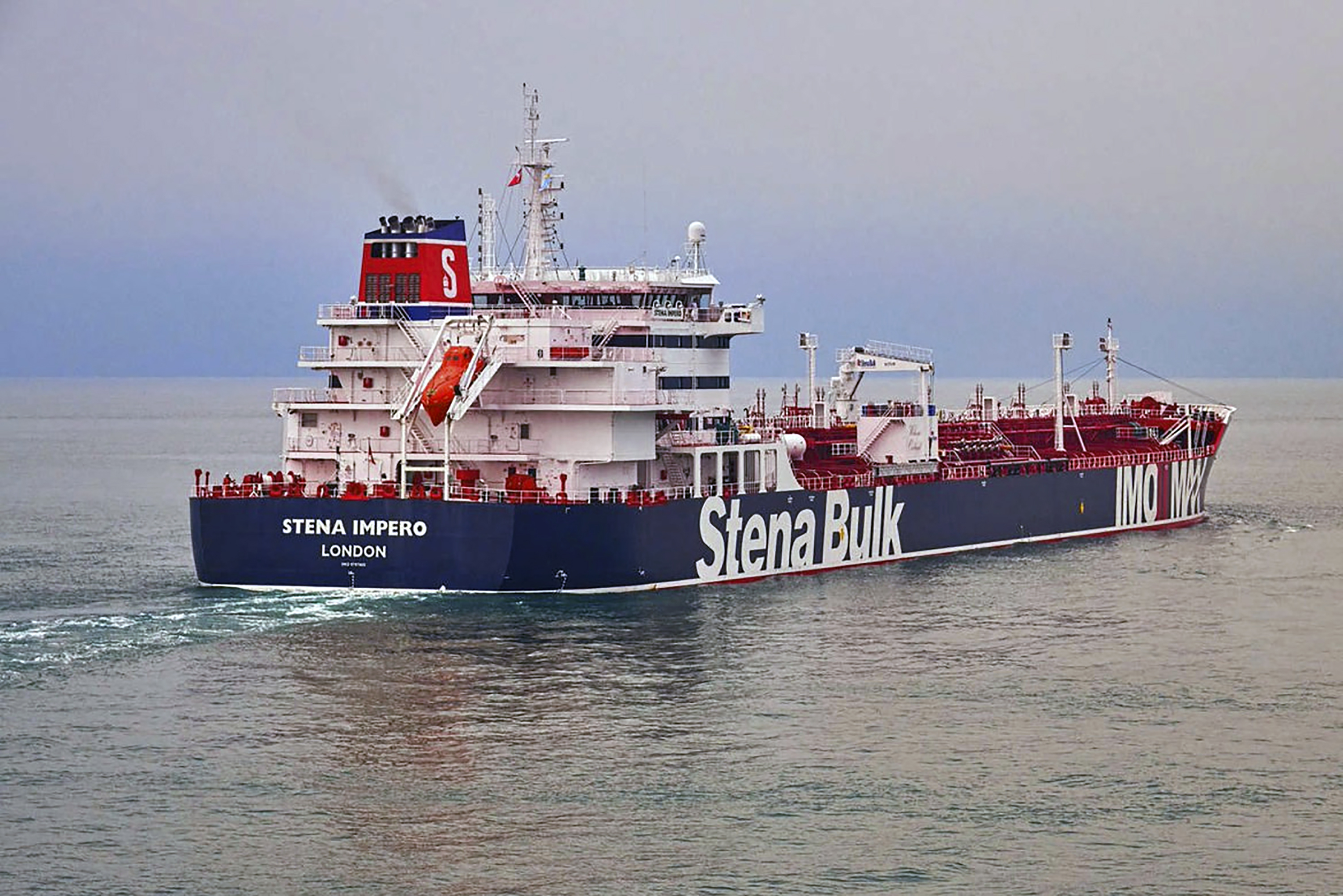 Iran says British tanker seized because of collision