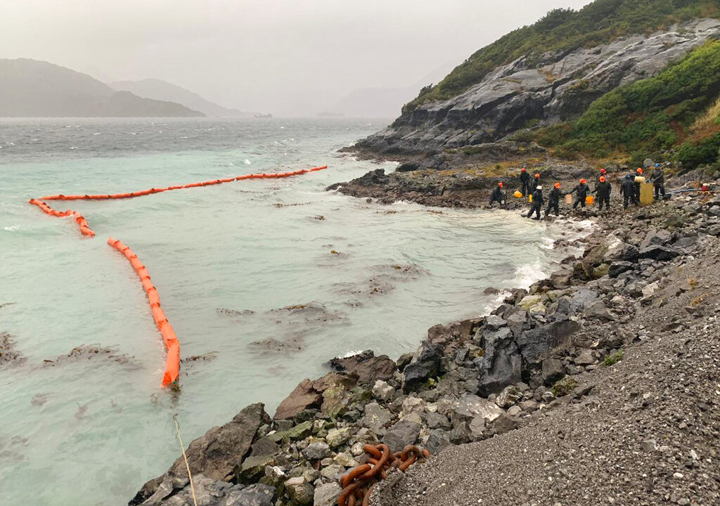 Chile's navy confirms diesel oil spill in pristine Patagonia
