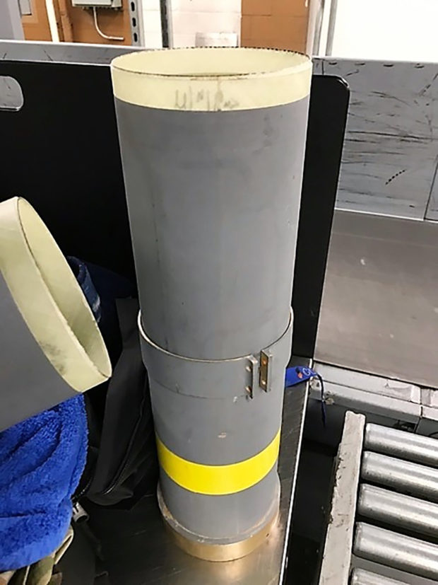 TSA: Man checked missile launcher in luggage at Baltimore airport