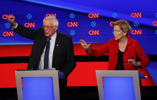  Sanders, Warren clash with moderates over 'Medicare for All'