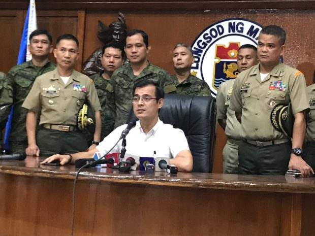 LOOK: Isko Moreno meets with Army, Navy Reserve Command