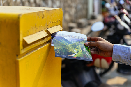 postcard stock mailbox