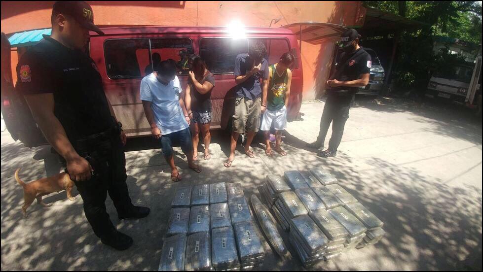 P2.4-M worth of marijuana bricks seized in Cavite, 4 arrested