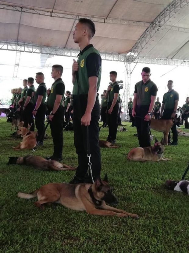  100 new K9 handlers, dogs to help bolster PDEA operations