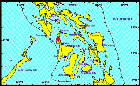 Magnitude 3.5 quake hits San Jose, Romblon