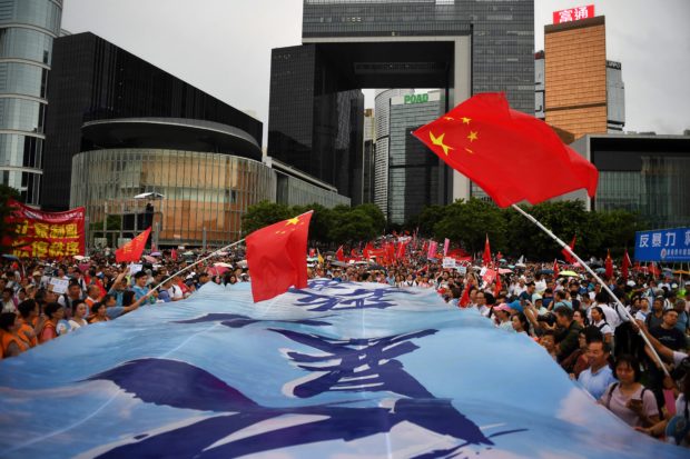 Chinese state media pump up the jam to slam Hong Kong protests