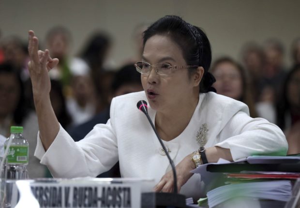 Spare the Public Attorneys Office (PAO) from politics, Chief Persida Acosta said Monday.