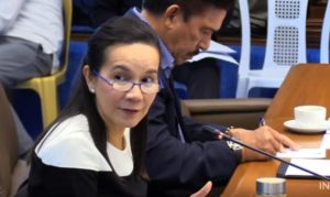 Grace Poe at Metro Manila traffic hearing