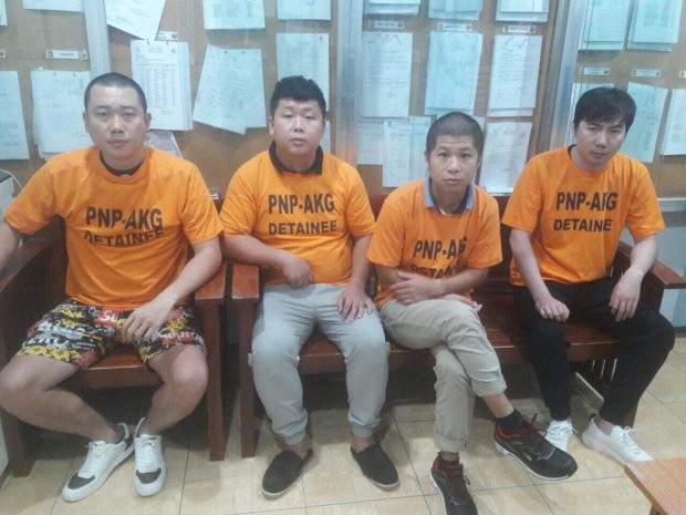 4 Chinese nabbed for ‘threatening’ fellow Chinese over gambling debt
