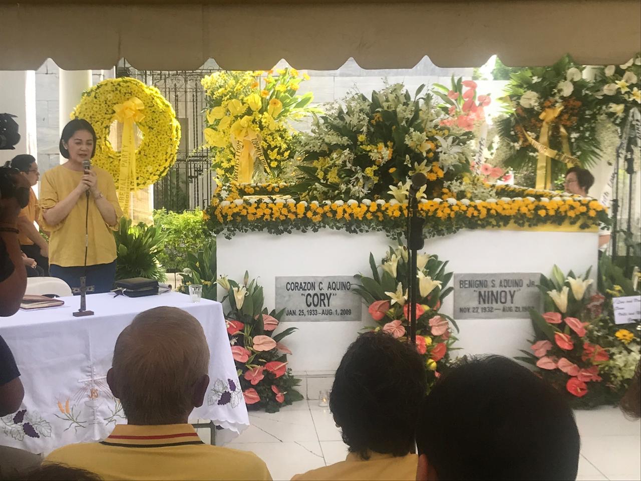 LOOK: Hues of yellow adorn commemoration of Ninoy Aquino’s 36th death anniv