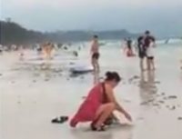 Part of Boracay shoreline closed for cleanup after pooping incident