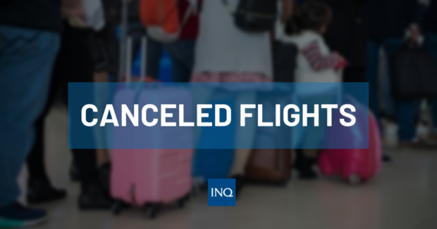 LIST: Canceled flights for December 3 due to Typhoon Tisoy