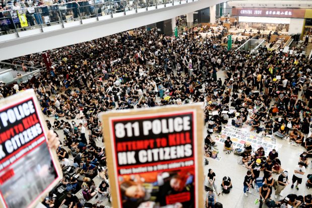 China slams Hong Kong protest violence as 'terrorism'