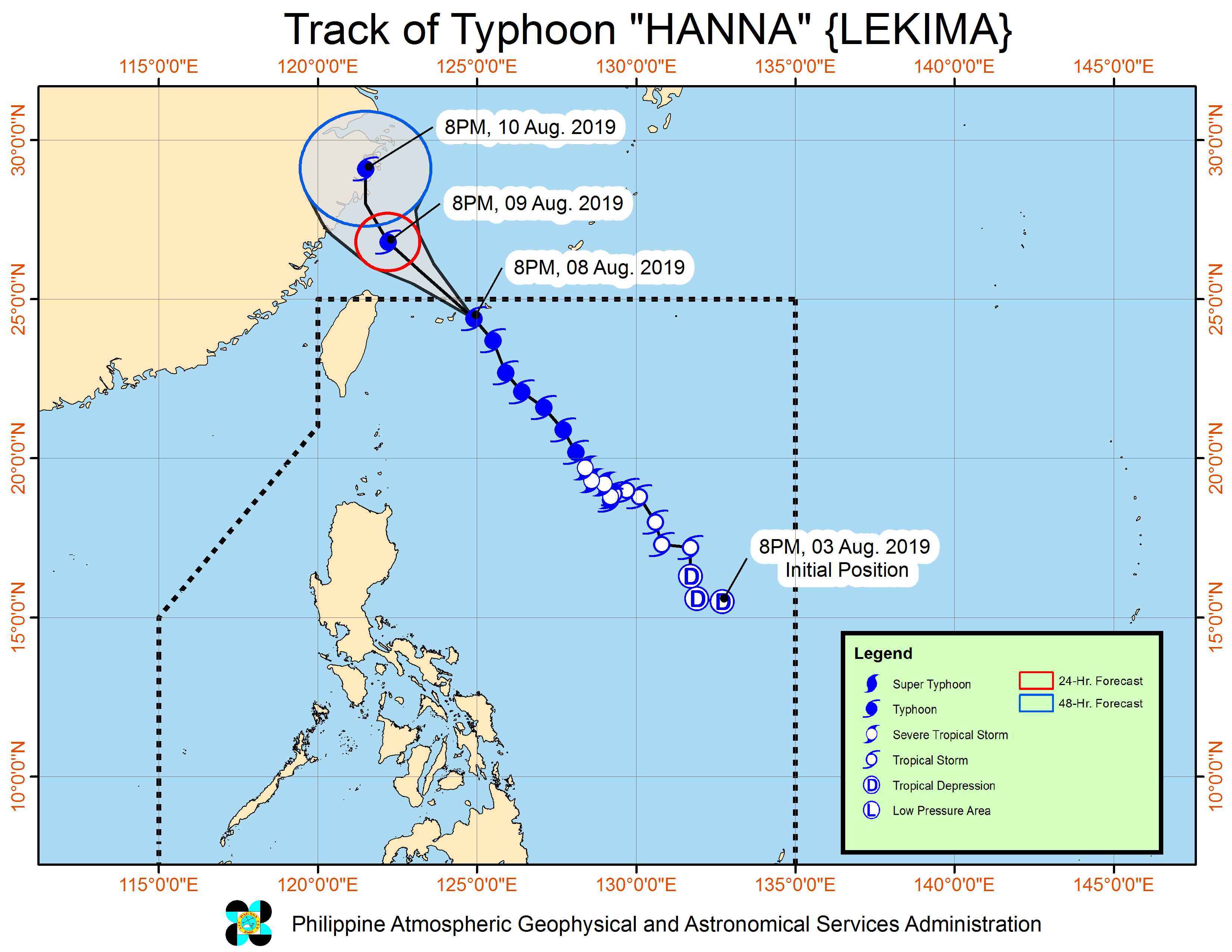 Moderate to heavy rain over Luzon as ‘Hanna’ exits  PAR