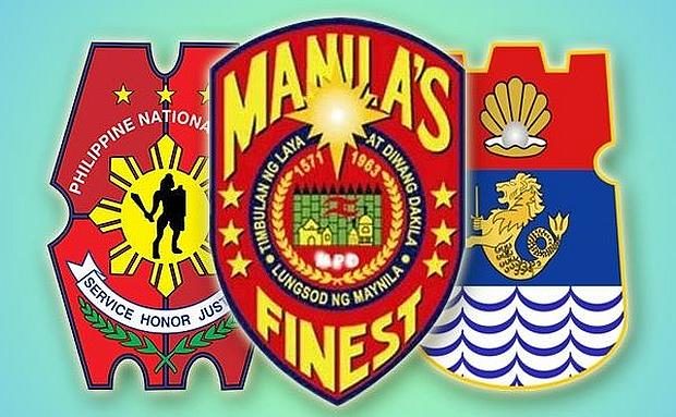 Manila Police District logo. STORY: Manila cop shoots down fleeing robber