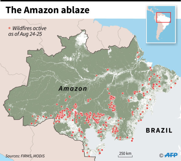 UK pledges $12.3M for fire-ravaged Amazon
