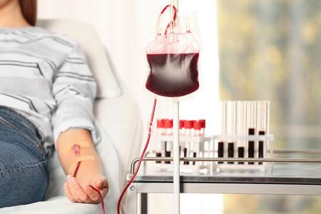 blood donation stock