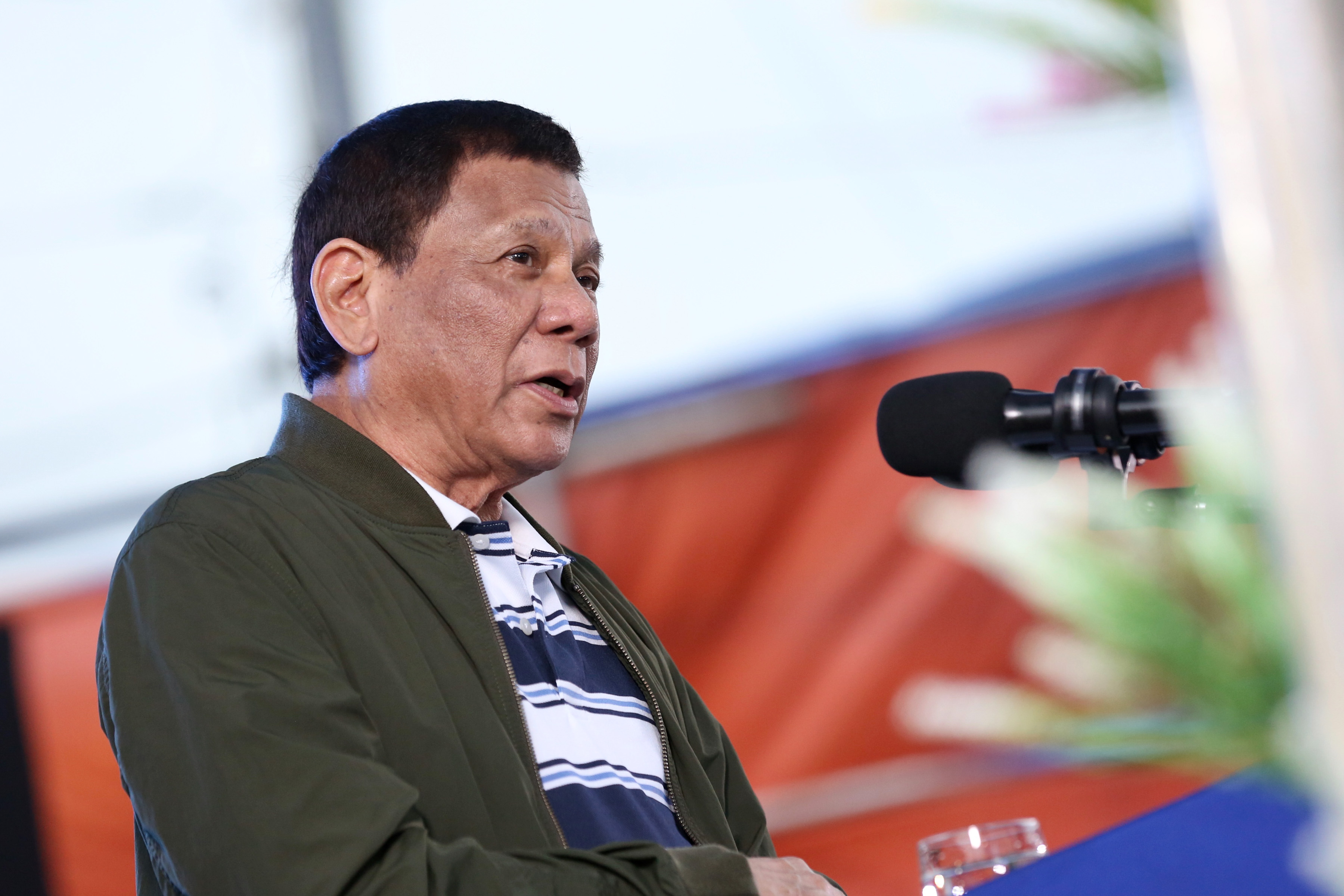 Duterte at the Inauguration of the Tumingad Solar Power Project