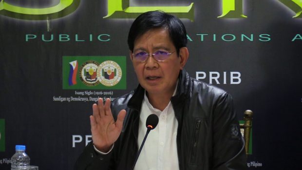 Lacson: Retired military, police officials are civilians
