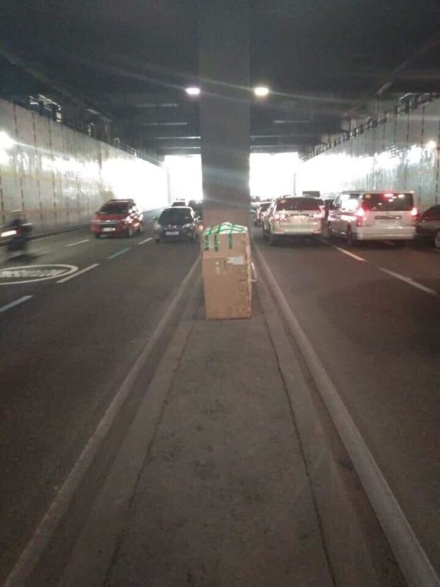 Suspicious box in Edsa-Shaw underpass halts traffic flow